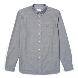 Áo Sơ Mi Lacoste Button Down Oxford Shirt CH4976 166 Màu Xám Size 40