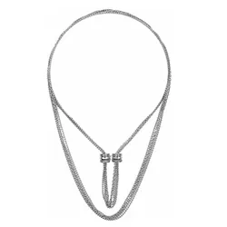Dây Chuyền Calvin Klein CK Jeans Waves Necklace KJ17EN010100 Màu Bạc