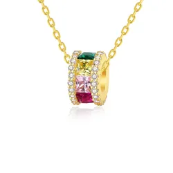 Dây Chuyền Kya Jewel Bạc 925 Rainbow SN108