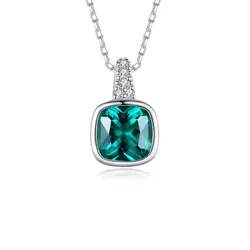 Dây Chuyền Kya Jewel Bạc 925 Đá Xanh Cao Cấp SN107