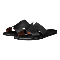 Dép Hermès Izmir Sandal DHM44 Màu Đen Size 42