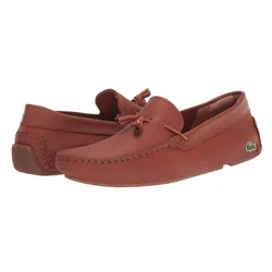 Giày Lười Lacoste Piloter Tassel 0121 Màu Nâu Size 41