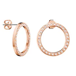 Khuyên Tai Calvin Klein Hook CK Stud Earrings KJ06PE140100 Màu Vàng Hồng