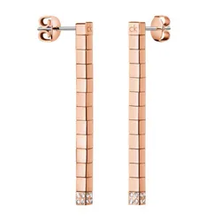Khuyên Tai Calvin Klein CK Tune Drop Earrings KJ9MPE140100 Màu Vàng Hồng