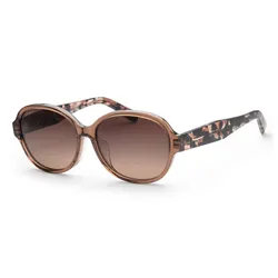 Kính Mát Salvatore Ferragamo Brown Butterfly Ladies Sunglasses SF885SA 210 57 Màu Nâu Đen