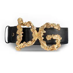 Thắt Lưng Nữ Dolce & Gabbana D&G 3D Logo BE4359 B5770 80999 Màu Đen