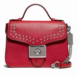 Túi Đeo Chéo Coach Cassidy Top Handle Crossbody With Rivets 76689 Màu Đỏ