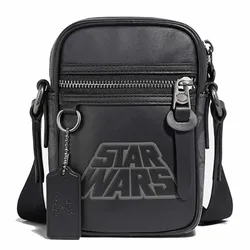 Túi Đeo Chéo Nam Coach Star Wars X Coach Terrain Crossbody In Signature Canvas With Motif F89187 Màu Đen