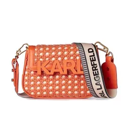 Túi Đeo Chéo Karl Lagerfeld Crossbodytas Met Leer In Oranje Màu Cam