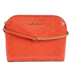 Túi Đeo Chéo Michael Kors MK Cindy Dome LG Crossbody Orange NWT Màu Cam