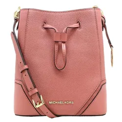 Túi Đeo Chéo Michael Kors MK Nicole Bucket Shoulder Bag Màu Hồng