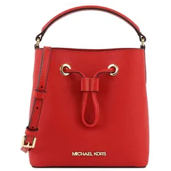 Túi Đeo Chéo Michael Kors MK Suri Small Saffiano Leather Bucket Crossbody Purse Bag Màu Đỏ