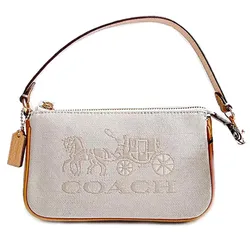 Túi Đeo Vai Coach Canvas C8327 Màu Kem Nâu