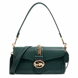 Túi Đeo Vai Coach Georgie Shoulder Bag C1531 Màu Xanh Cổ Vịt