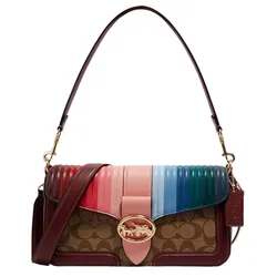 Túi Đeo Vai Coach Georgie Shoulder Bag With Rainbow C1530 Phối Màu