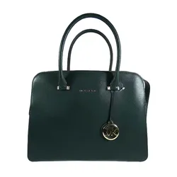 Túi Xách Michael Kors MK Houston Medium Double Zip Satchel 30S9G09S6L Màu Xanh Green