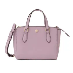 Túi Xách Tory Burch Emerson Mini Top Zip Handbag Purse Dusty Violet  Màu Tím