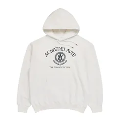 Áo Hoodie Acmé De La Vie ADLV Laurel A Logo Emblem Hoodie Cream Màu Trắng Kem