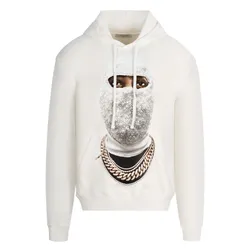 Áo Hoodie Ih Nom Uh Nit White Graphic Printed NUW22226 081 Màu Trắng Size XS