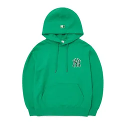 Áo Hoodie MLB Cube Monogram Big Logo Overfit Hoodie NY Yankees 3AHDM0424-50GNS Màu Xanh Green Size S