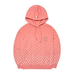 Áo Hoodie MLB Monogram Gradation Overfit Hoodie New York Yankees Pink 3AHDM0624-50COS Màu Hồng