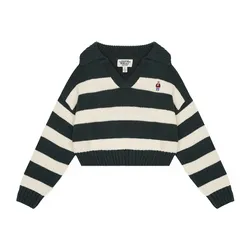 Áo Len WHOAU Steve / WHKAC4932F Phối Màu Xanh Trắng