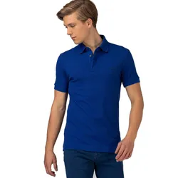 Áo Polo Lacoste Men's Paris Polo Shirt Regular Fit Stretch PH5522 X0U Màu Xanh Dương Size XS