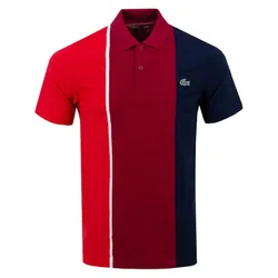 Áo Polo Lacoste Men's Sport Colorblock Stretch Piqué DH0838 CZG Màu Navy/Đỏ Size S