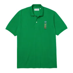 Áo Polo Men's Lacoste x Polaroid Colored Croc Badge Màu Xanh Green Size M
