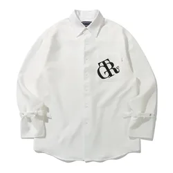 Áo Sơ Mi Romantic Crown [Tgt X Rmtcrw] Ribbon Belt Shirt White Màu Trắng