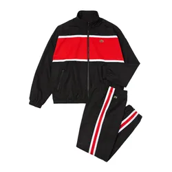Bộ Quần Áo Gió Lacoste Tracksuit Lacoste Men WH1572 Sport Loose Color-Block Màu Đen Size XS
