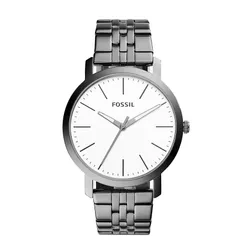 Đồng Hồ Nam Fossil Luther Three-Hand Smoke Stainless Steel BQ2313 Màu Ghi