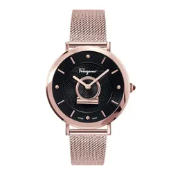 Đồng Hồ Nữ Salvatore Ferragamo Minuetto SF8200719 36mm Màu Vàng Hồng