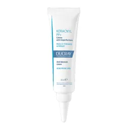 Kem Dưỡng Hỗ Trợ Giảm Viêm Mụn, Mờ Thâm Ducray Keracnyl PP Anti- Blemish Cream 30ml