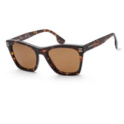 Kính Mát Burberry Men Fashion 52mm Dark Havana Sunglasses BE4348-300283-52 Màu Nâu