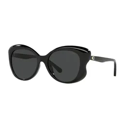 Kính Mát Coach Women Black Sunglasses HC8307U-500287 55mm Màu Xám Đen