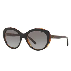 Kính Mát Coach Women Fashion Black/Tortoise Sunglasses HC8259F-544611-56 Màu Xám