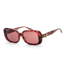 Kính Mát Coach Women Milky Wine Tortoise Sunglasses HC8330F-565869 56 Màu Đỏ Tía