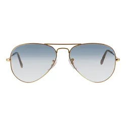 Kính Mát Rayban  Aviator Classic Sunglasses Light Blue Gradient RB3025 001/3F 55-14 Màu Vàng Xanh