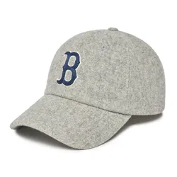 Mũ MLB Wool Unstructured Ball Cap Boston Redsox 3ACPW0126-43MGD Màu Ghi Xám