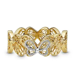 Nhẫn Pandora Openwork Butterfly Ring 167947 Màu Vàng Gold