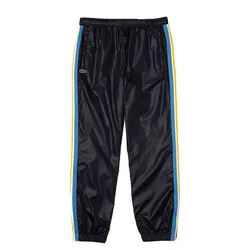 Quần Gió Nam Lacoste Men's Heritage Water-Resistant Trackpants XH9389 JGL Màu Xanh Đen 5
