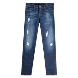 Quần Jeans Nam Dolce & Gabbana D&G Skinny Tag Gold GY07LD G8AM5 S9001 Màu Xanh Size 44