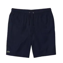 Quần Short Lacoste Men's Sport Tennis Solid Diamond Weave Taffeta GH353T 166 Màu Xanh Navy Size S