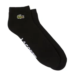 Tất Lacoste Unisex Sport Branded Stretch Cotton Low-Cut Socks RA4184-51 Màu Đen