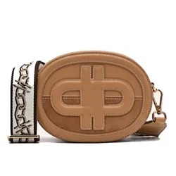 Túi Đeo Chéo Nữ Pedro Icon Leather Shoulder Bag 76610062 Màu Nâu