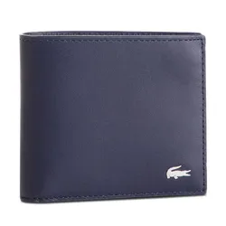 Ví Lacoste Large Men's Wallet M Billfold Coin NH1112FG Peacoat 021 Màu Xanh Navy