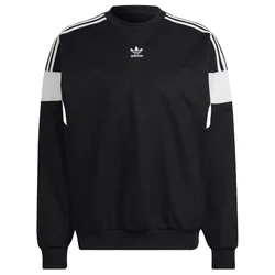 Áo Nỉ Nam Adidas Adicolor Classics Cut Line Crew Sweatshirt HN6117 Màu Đen Size XS