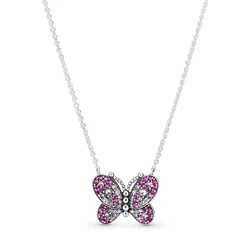 Dây Chuyền Pandora Moments Necklace & Pendant  397931NCCMX-50 Màu Bạc Tím