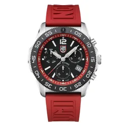 Đồng Hồ Nam Luminox Pacific Diver Chronograph, 44mm, Diver Watch 3155 Màu Bạc Phối Đỏ
